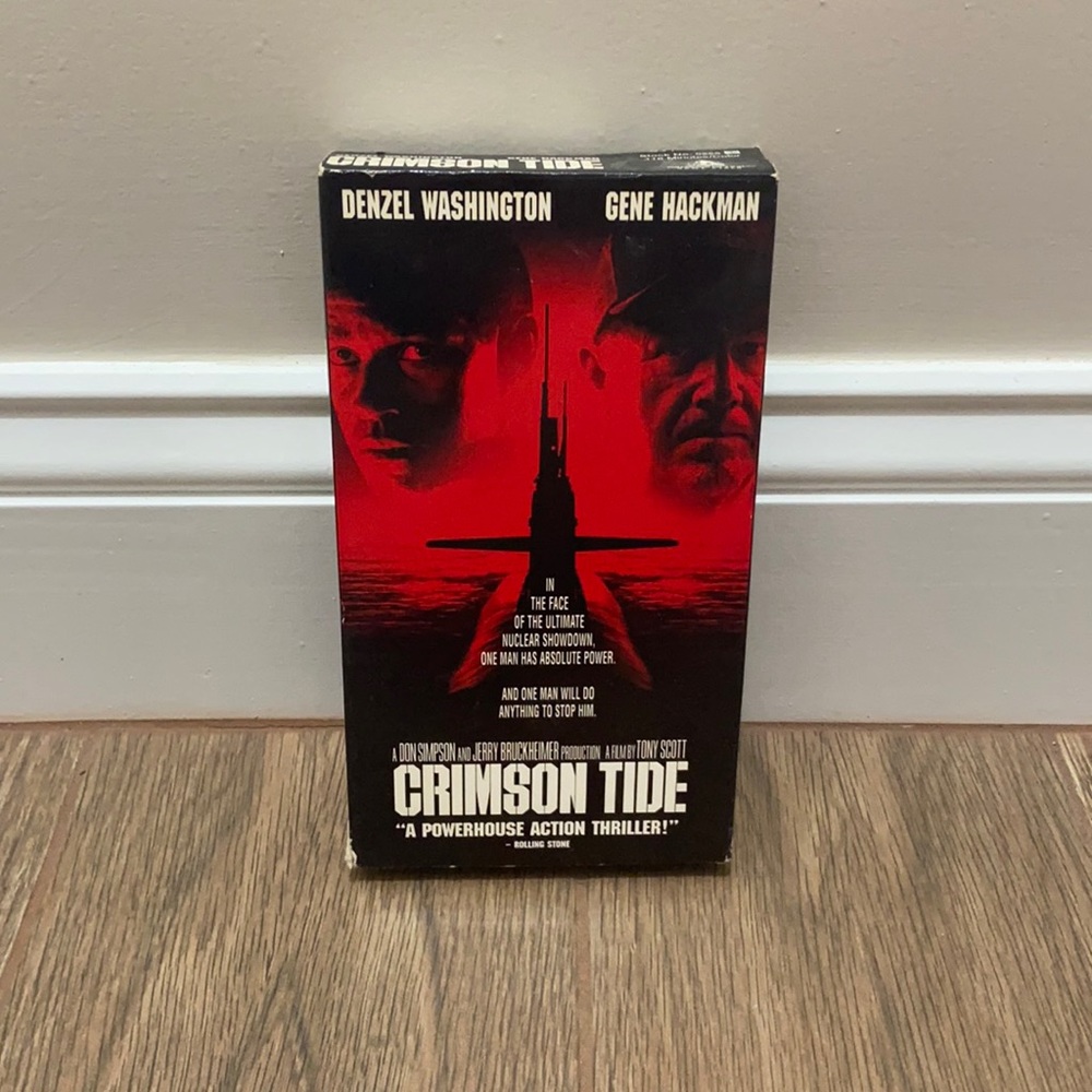 🧡 “Crimson Tide” VHS tape
